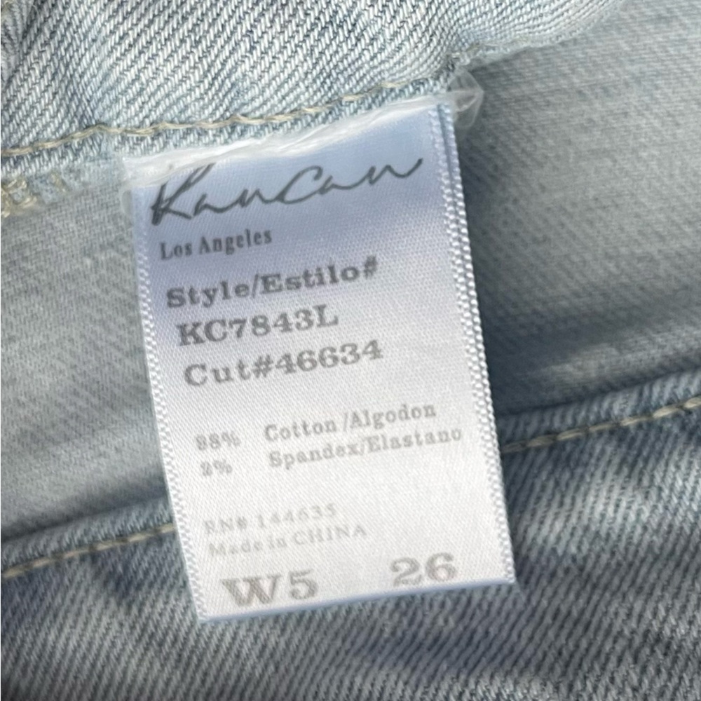 Light Blue denim Cargo Jeans size  5 - Picture 4 of 9